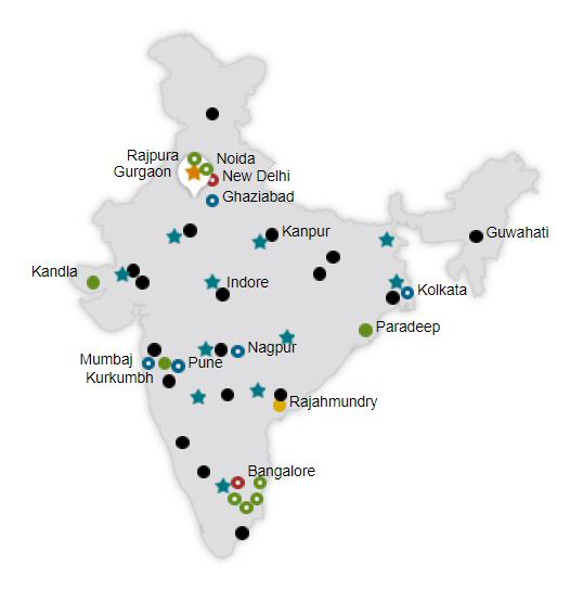 India map inpage